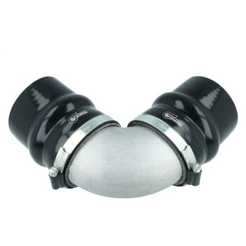 90° Degree Cast Aluminum Elbow 102mm (4.0") - Small Radius
