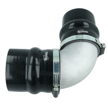90° Degree Cast Aluminum Elbow 102mm (4.0") - Small Radius