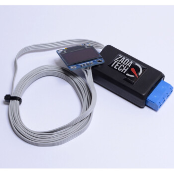 OLED 1.3" digital single outside air temperature gauge (Celcius) - incl. sensor