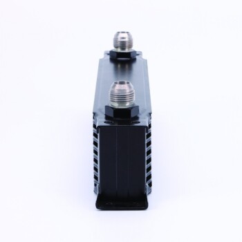 Oil Cooler -8AN Mishimoto / Universal / 10 Rows / Black | MMOC-10-8BK