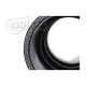 Silicone Transition elbow 90°, 76 - 70mm, black