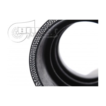 Silicone Connector with double Hump, 115mm, black