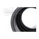 Silicone Connector with double Hump, 115mm, black