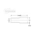 Silicone Transition Coupler, 115 - 102mm, black