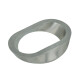 Adapter oval to round for manifold construction 1.4541