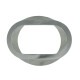 Adapter oval to round for manifold construction 1.4541
