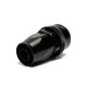 Quick Click Female Hose End Dash 4 / -04 AN - straight - matte black