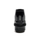 Quick Click Female Hose End Dash 10 / -10 AN - straight - matte black