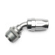 Quick Click Female Hose End Dash 8 / -08 AN - 45° - matte silver