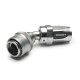 Quick Click Female Hose End Dash 8 / -08 AN - 45° - matte silver
