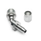 Quick Click Female Hose End Dash 8 / -08 AN - 45° - matte silver