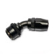 Quick Click Female Hose End Dash 10 / -10 AN - 45° - matte black