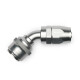 Quick Click Female Hose End Dash 10 / -10 AN - 45° - matte silver