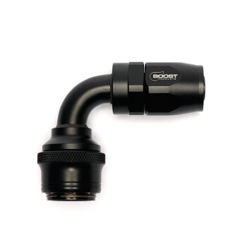 Quick Click Female Hose End Dash 8 / -08 AN - 90° - matte black