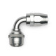 Quick Click Female Hose End Dash 12 / -12 AN - 90° - matte silver