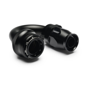 Quick Click Female Hose End Dash 4 / -04 AN - 180° - matte black