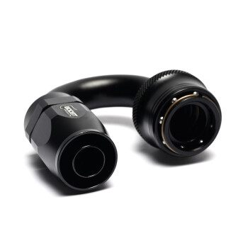Quick Click Female Hose End Dash 8 / -08 AN - 180° - matte black