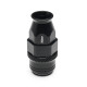 Quick Click Female PTFE Hose End Dash 6 / -06 AN - straight - matte black