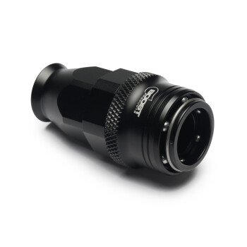 Quick Click Female PTFE Hose End Dash 8 / -08 AN - straight - matte black