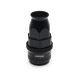 Quick Click Female PTFE Hose End Dash 8 / -08 AN - straight - matte black