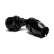 Quick Click Female PTFE Hose End Dash 8 / -08 AN - 45° - matte black