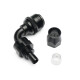 Quick Click Female PTFE Hose End Dash 8 / -08 AN - 90° - matte black
