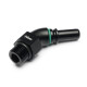 High Flow Quick Click Male Fitting Dash 6 / -06 AN to ORB Dash 6 / -06 AN - 45° - matte black