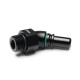 High Flow Quick Click Male Fitting Dash 8 / -08 AN to ORB Dash 8 / -08 AN - 45° - matte black