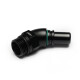 High Flow Quick Click Male Fitting Dash 10 / -10 AN to ORB Dash 10 / -10 AN - 45° - matte black