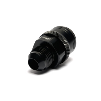 Quick Click Female Fitting Dash 12 / -12 AN to Dash 12 / -12 AN Male - matte black