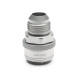 Quick Click Female Fitting Dash 12 / -12 AN to Dash 12 / -12 AN Male - matte silver