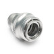 Quick Click Female Fitting Dash 12 / -12 AN to Dash 12 / -12 AN Male - matte silver