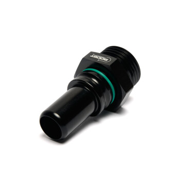 Quick Click Male Reducer Fitting Dash 10 / -10 AN to ORB Dash 8 / -08 AN Male - matte black