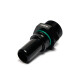 Quick Click Male Reducer Fitting Dash 8 / -08 AN to ORB Dash 10 / -10 AN Male - matte black