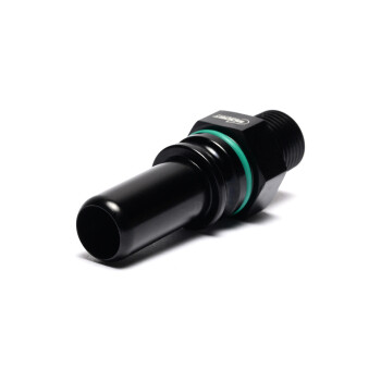 Quick Click Male Fitting Dash 4 / -04 AN to NPT 1/8" Male - matte black