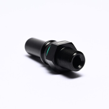 Quick Click Male Fitting Dash 6 / -06 AN to NPT 1/4" Male - matte black