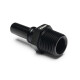 Quick Click Male Fitting Dash 8 / -08 AN to NPT 3/8" Male - matte black