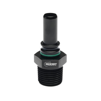 Quick Click Male Fitting Dash 8 / -08 AN to NPT 1/2" Male - matte black