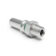 Quick Click Male Fitting Dash 8 / -08 AN to NPT 3/8" Male - matte silver