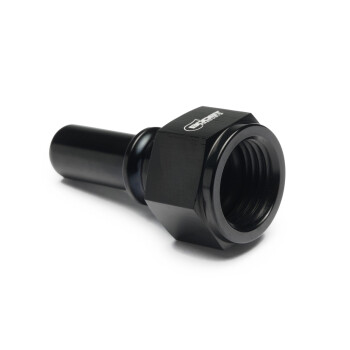 Quick Click Male Fitting Dash 6 / -06 AN to Dash 6 / -06 AN Female - matte black
