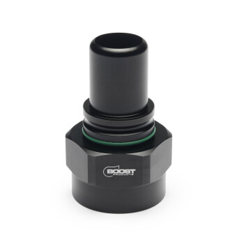 Quick Click Male Fitting Dash 12 / -12 AN to Dash 12 / -12 AN Female - matte black