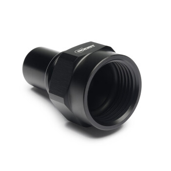 Quick Click Male Fitting Dash 12 / -12 AN to Dash 12 / -12 AN Female - matte black
