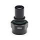 Quick Click Male Fitting Dash 12 / -12 AN to Dash 12 / -12 AN Female - matte black