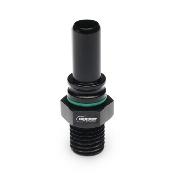 Quick Click Male Fitting Dash 8 / -08 AN to M12x1.5mm Male - matte black