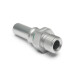 Quick Click Male Fitting Dash 6 / -06 AN to M12x1.0mm Male - matte silver