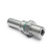 Quick Click Male Fitting Dash 8 / -08 AN to M12x1.5mm Male - matte silver
