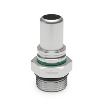 Quick Click Male Fitting Dash 10 / -10 AN to M22x1.5mm Male - matte silver