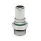 Quick Click Male Fitting Dash 10 / -10 AN to M22x1.5mm Male - matte silver