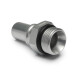Quick Click Male Fitting Dash 10 / -10 AN to M22x1.5mm Male - matte silver