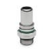 Quick Click Male Fitting Dash 10 / -10 AN to M18x1.5mm Male - matte silver